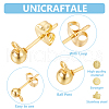 Unicraftale 304 Stainless Steel Stud Earring Findings STAS-UN0015-38-5