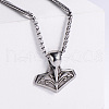 Anchor Punk Style Stainless Steel Pendant Men's Necklace Nightclub Accessory SZ0726-1-1