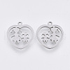 Non-Tarnish 201 Stainless Steel Pendants STAS-T044-132P-1