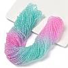 Transparent Painted Glass Beads Strands X1-DGLA-A034-T4mm-A10-1