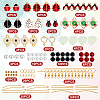 SUNNYCLUE DIY Ladybird and Flower Dangle Earring Making Kit DIY-SC0020-06-2