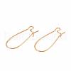 Brass Hoop Earrings KK-ZX022-09G-1