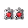 Gothic Rack Plating Alloy Pendants PALLOY-V002-11B-1