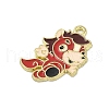 Alloy Enamel Pendants ENAM-D301-01G-07-2