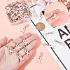 Plastic Enamel Pendant Decoration HJEW-HY00003-3