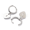 Non-Tarnish 3 Pairs 3 Style 304 Stainless Steel Ball Stud Earrings EJEW-B020-04P-3