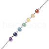 304 Stainless Steel Chain Macrame Pouch Empty Stone Holder Dowsing Pendulums HJEW-JM02327-03-3