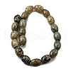 Tibetan Style dZi Beads Strands G-S389-A14-3