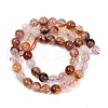 Natural Hematoid Quartz/Ferruginous Quartz Beads Strands G-U026-A09-8mm-3
