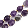 Natural Amethyst Beads Strands G-N342-149G-2