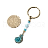 Alloy Conch Pendant Keychains KEYC-JKC01225-01-3