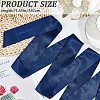 Satin Cloth Ribbon Wrap Around Chain Belt AJEW-WH0314-198A-2