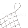 Brass Cable Chains Ring Bracelets for Women BJEW-JB11580-02-3