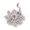 Brass Micro Pave Cubic Zirconia Pendant Bails KK-D378-21P-2