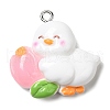 Cute Opaque Resin Pendants RESI-L038-07P-02-1