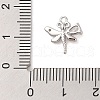 Brass Inlay Clear Glass Pendants KK-S388-25P-3