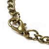Alloy Glass Pendant Pocket Necklace WACH-S002-09AB-3