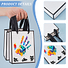 Folding Paper Gift Bags with Handle ABAG-WH0045-21A-5