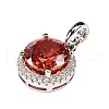 925 Sterling Silver Pave Cubic Zirconia Pendants STER-C015-01C-01-2