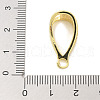 Rack Plating Brass Micro Pave Cubic Zirconia Clasps KK-K293-30G-3