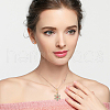 Beebeecraft 2Pcs 925 Sterling Silver Box Chain Necklaces NJEW-BBC0001-13RG-5
