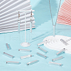 BENECREAT 16Pcs Aluminum Pendants FIND-BC0013-51-5