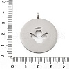 304 Stainless Steel Pendants STAS-F313-01P-3