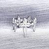 304 Stainless Steel Cuff Rings RJEW-D306-27P-01-5