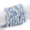 Frosted Crackle Glass Beads Strands X1-GLAA-U001-4mm-M14-1
