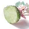 Natural Green Aventurine Chips & Resin Pedestal Display Decorations DJEW-A001-03C-4