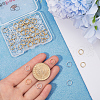 Beebeecraft 80Pcs 2 Colors Brass Split Rings KK-BBC0014-04A-3