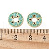Brass Enamel Beads KK-P290-31G-02-3