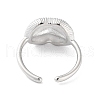 Non-Tarnish 304 Stainless Steel Open Cuff Rings RJEW-H217-01P-3