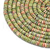 Natural Unakite Beads Strands G-P575-B25-4x1mm-3