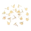 201 Stainless Steel Stud Earrings Findings STAS-C044-04G-2