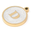 Ion Plating(IP) 201 Stainless Steel Pendants STAS-K288-02G-D-2