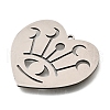 304 Stainless Steel Pendants STAS-S176-06P-2
