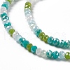 Electroplate Glass Beads Strands EGLA-S192-001A-B10-3