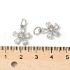 Brass Micro Pave Cubic Zirconia Pendants KK-U067-04P-4