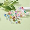 50Pcs 10 Colors Synthetic Moonstone Beads Strands G-YW0001-07-9