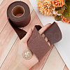 2M PVC Imitation Leather Ribbons SRIB-WH0011-125D-05-3