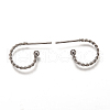 Non-Tarnish 304 Stainless Steel Stud Earring Findings STAS-L252-001P-2