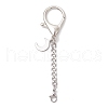 3Pcs 3 Styles Alloy & 304 Stainless Steel Lobster Claw Clasps HJEW-JM03381-4