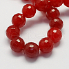 Natural Jade Bead Strands G-R166-8mm-10-2