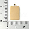 Ion Plating(IP) 304 Stainless Steel Pendants STAS-D025-06G-01-3