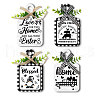 Wooden Pendant Decoration HJEW-WH0074-024-1