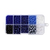 DIY 10 Grids ABS Plastic & Glass Seed Beads Jewelry Making Finding Beads Kits DIY-G119-01B-1