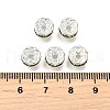 Brass Grade A Rhinestone Spacer Beads RB-A014-Z8mm-09S-4