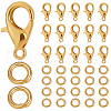 SOFPLATE 400Pcs Zinc Alloy Lobster Claw Clasps FIND-SP0001-29G-1