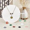 CHGCRAFT 10Pcs 10 Styles Natural & Synthetic Gemstone Pendants G-CA0001-52-4